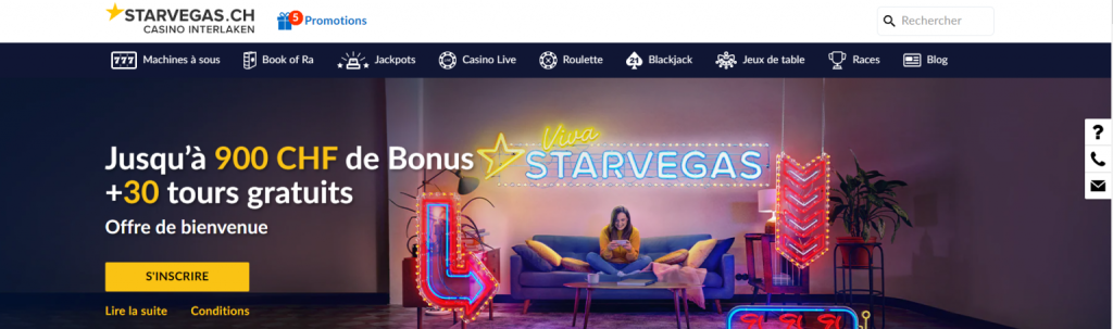 Jouer sur StarVegas Casino